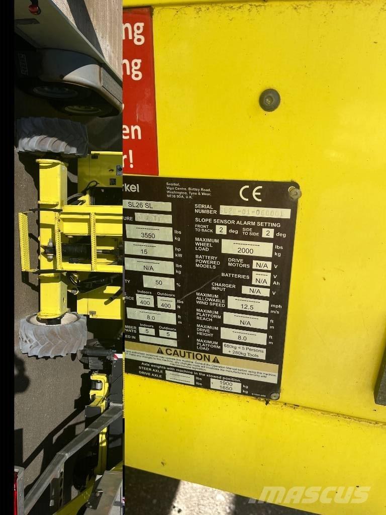 Snorkel SL 26 SL Ollós emelők