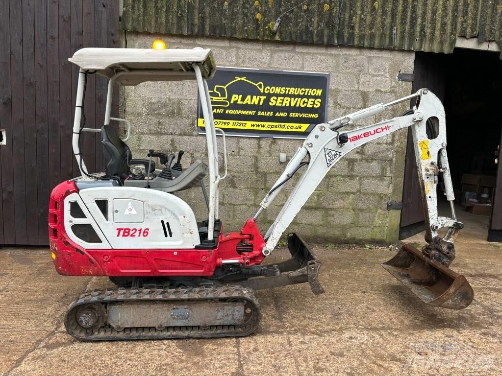 Takeuchi TB 216 Mini kotrók < 7t