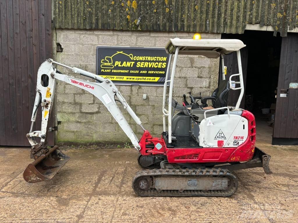 Takeuchi TB 216 Mini kotrók < 7t
