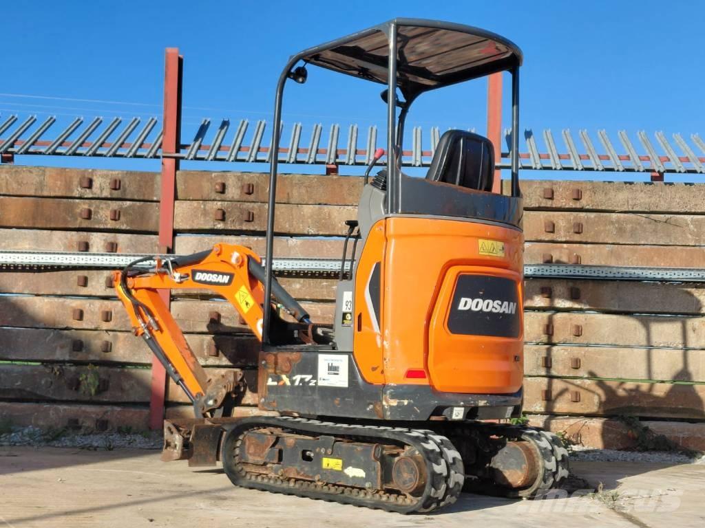 Doosan DX17Z Mini kotrók < 7t