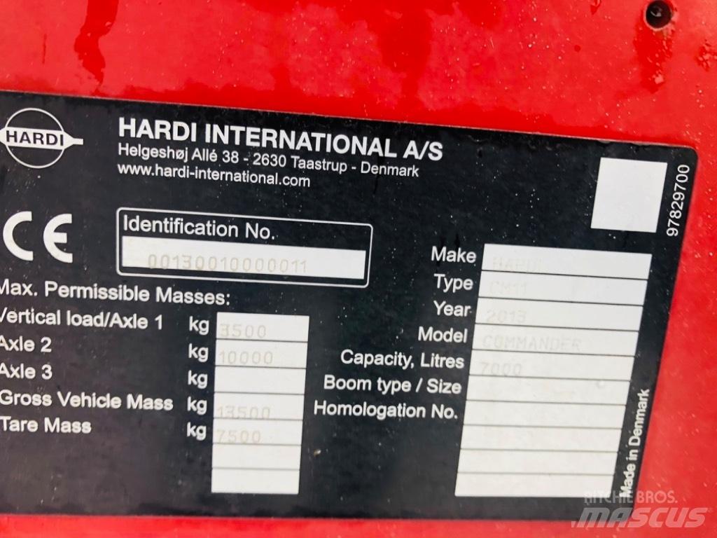 Hardi Commander 7000 Vontatott trágyaszórók
