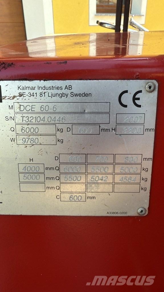 Kalmar DCE 60-6 Dízel targoncák