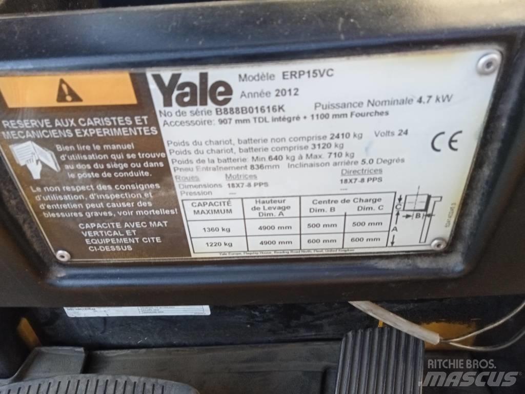 Yale ERP15VC Elektromos targoncák