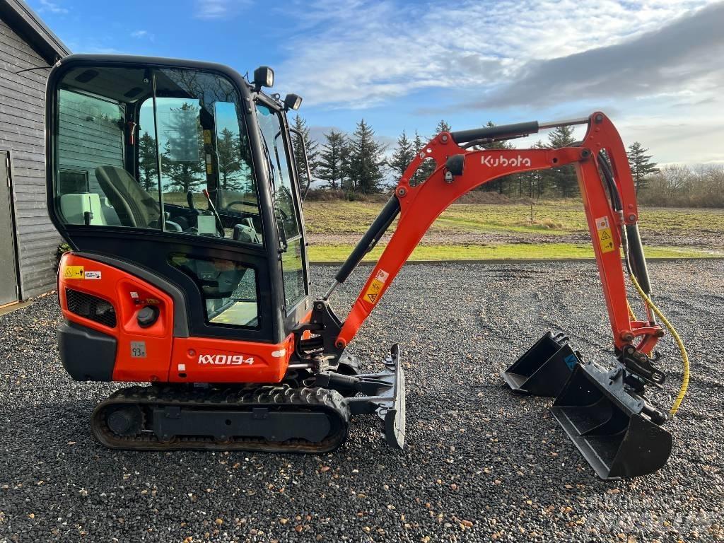 Kubota KX 019-4 Mini kotrók < 7t