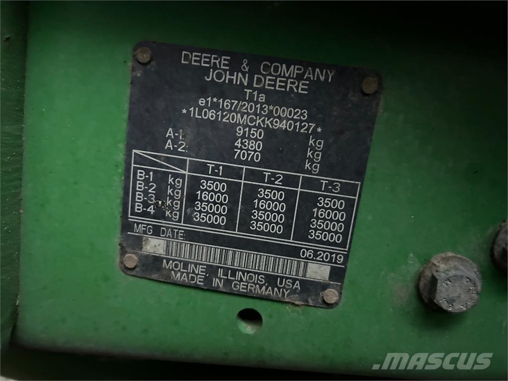 John Deere 6120M Traktorok