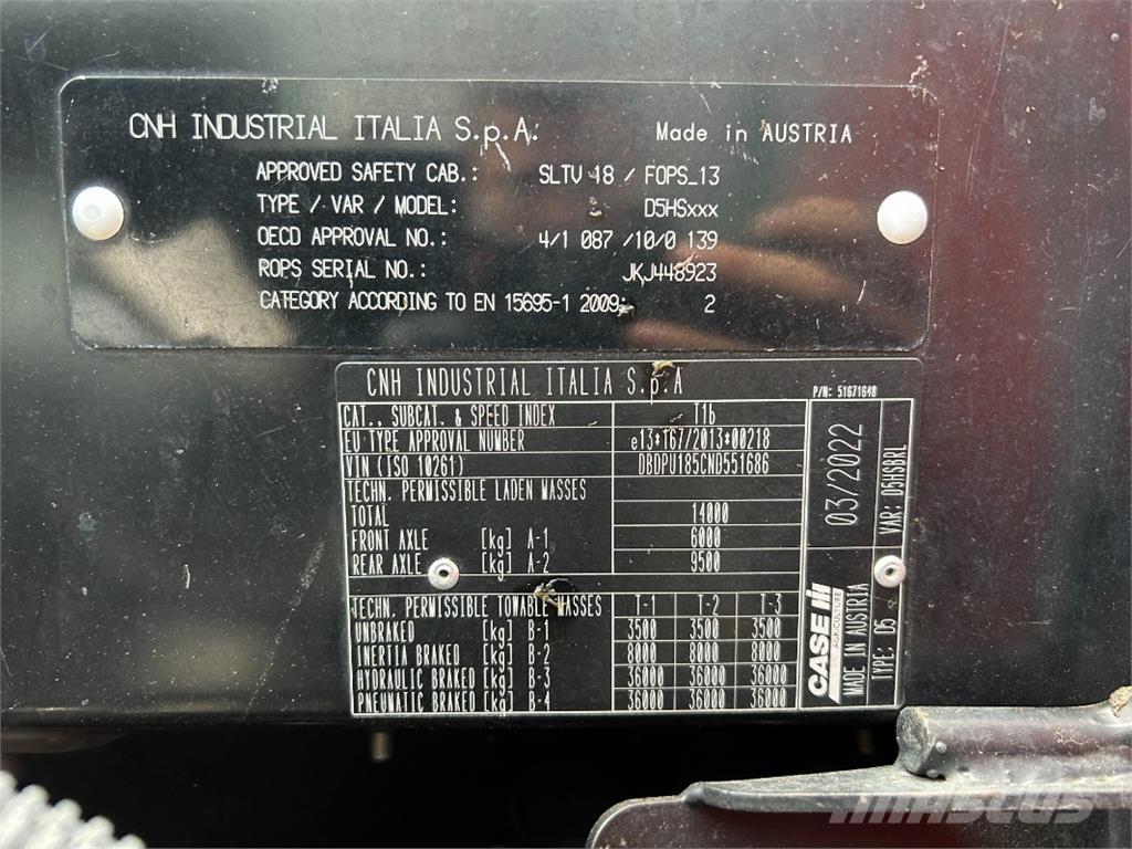 CASE Puma 185 CVX Traktorok