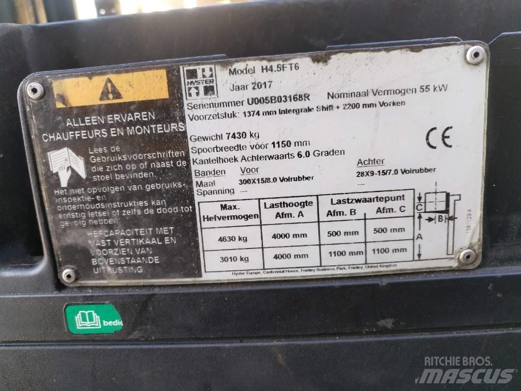 Hyster H4.5FT Dízel targoncák