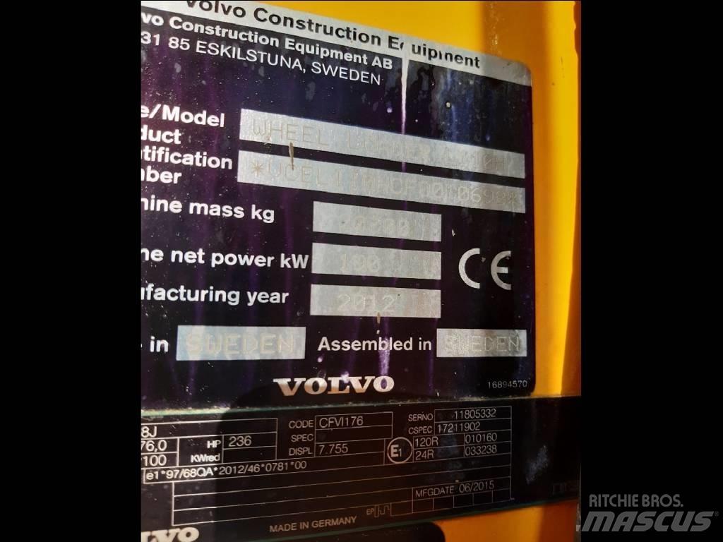 Volvo L 110 H Gumikerekes homlokrakodók
