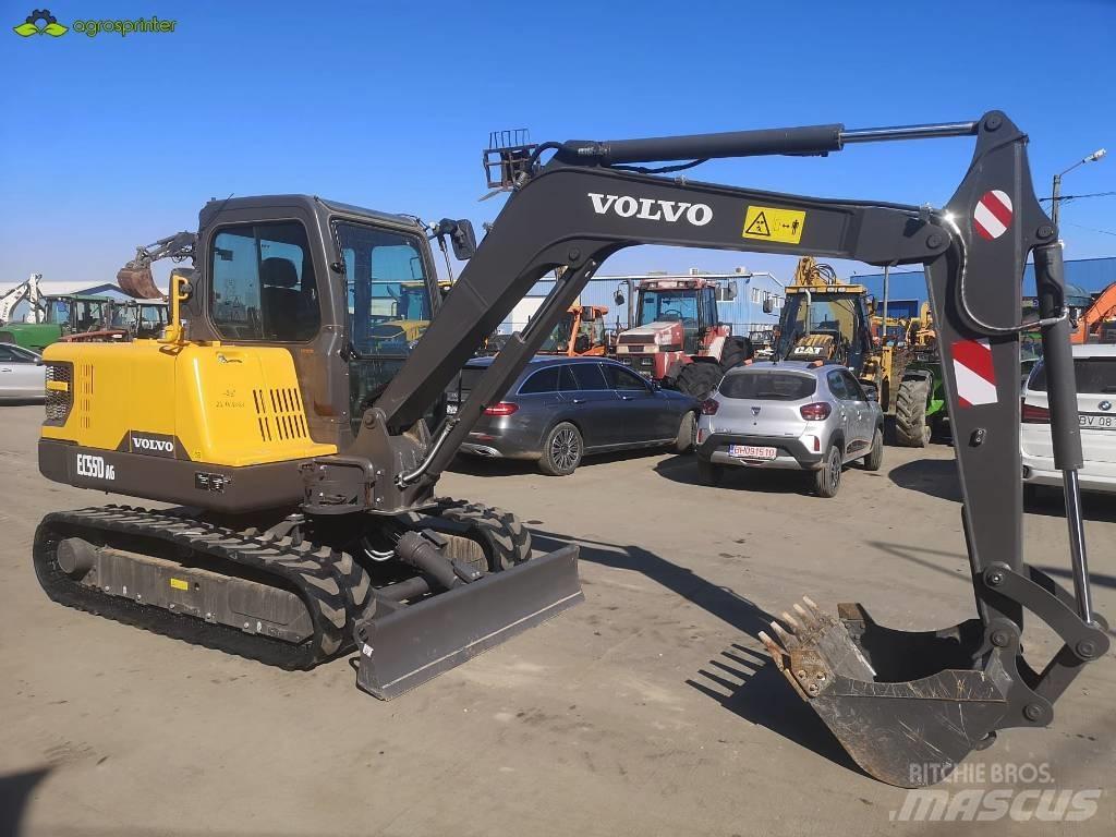 Volvo EC 55 D AG Mini kotrók < 7t