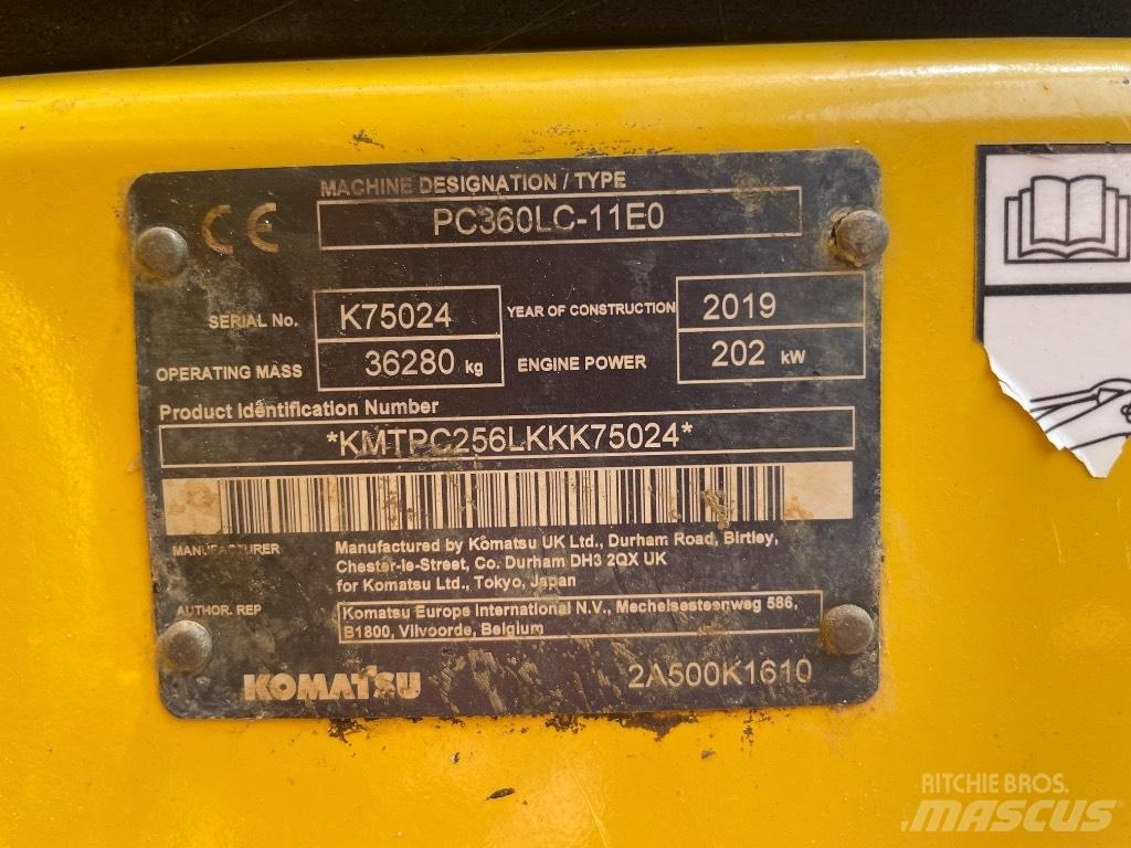Komatsu PC 360 LC-11 Lánctalpas kotrók