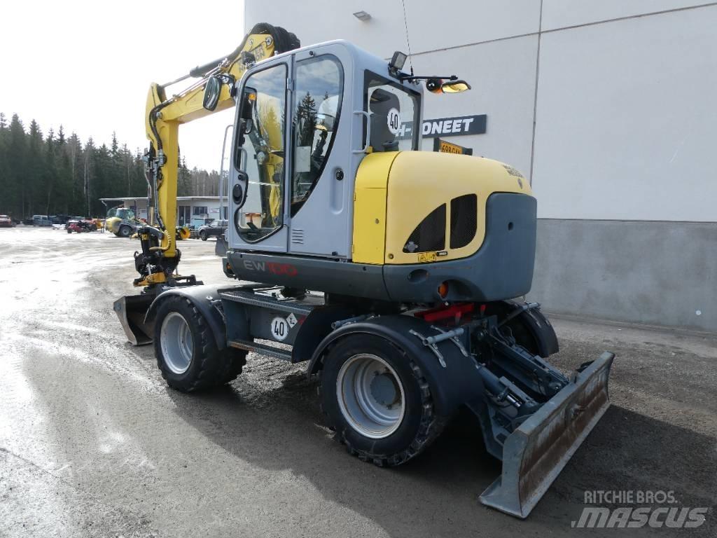 Wacker Neuson EW 100 Gumikerekes kotrók