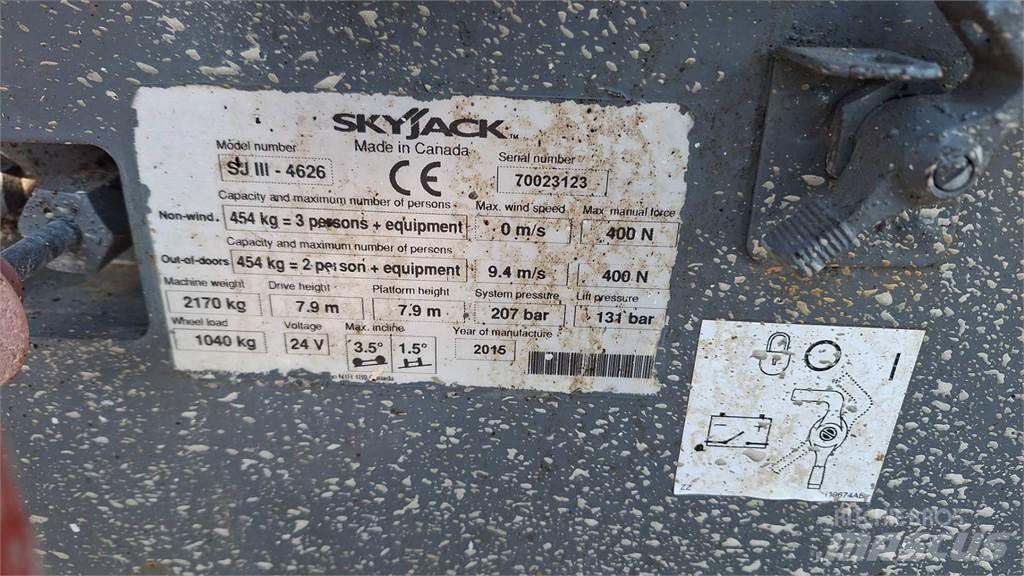 SkyJack SJIII4626 Ollós emelők