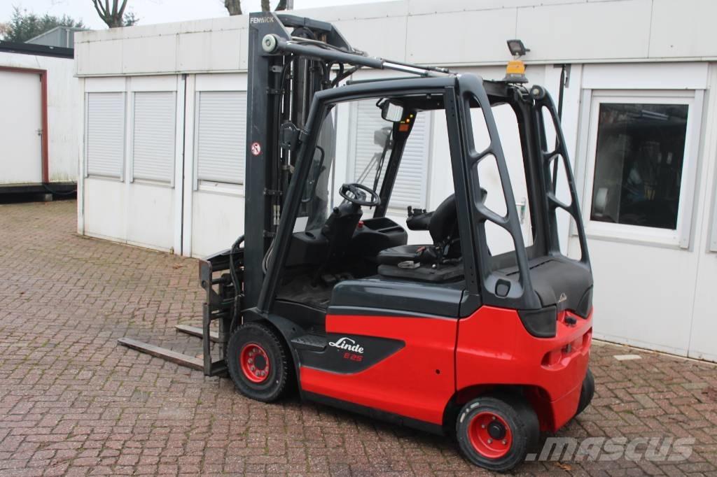 Linde E 25-01 Elektromos targoncák