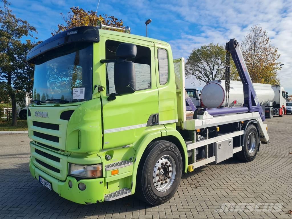 Scania P 280 / HYVA Konténer keretes / Konténeres teherautók