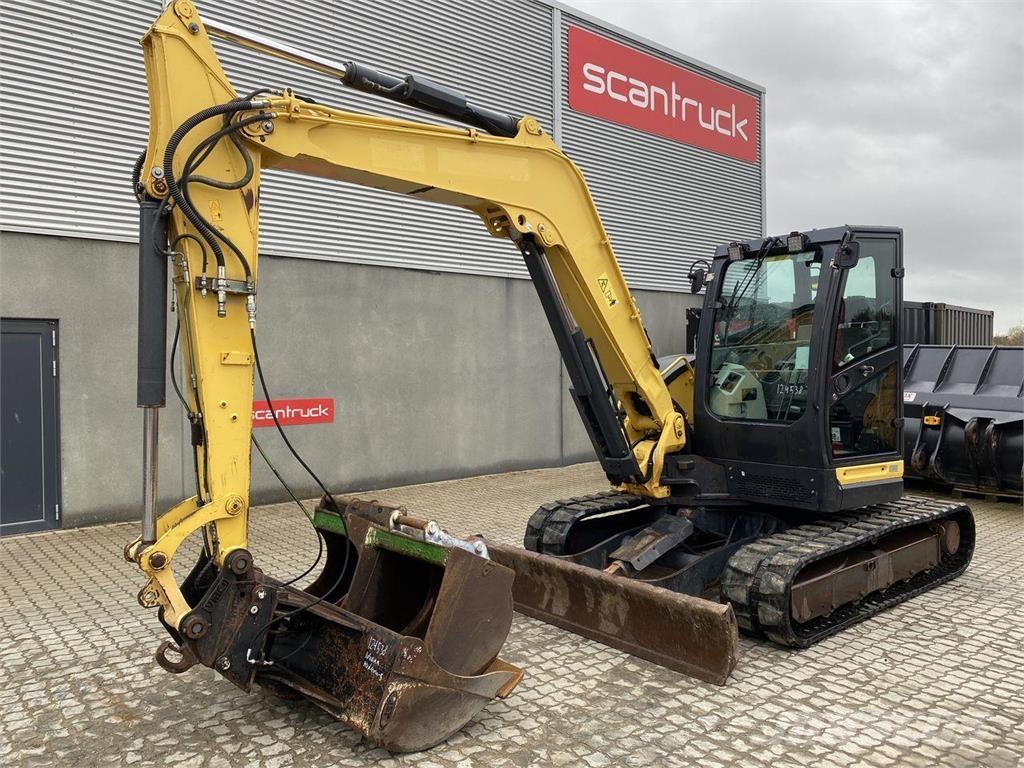 Yanmar VIO80-1A Gumikerekes kotrók
