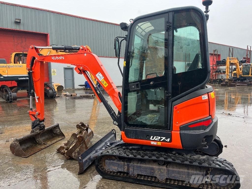 Kubota U 27-4 Mini kotrók < 7t