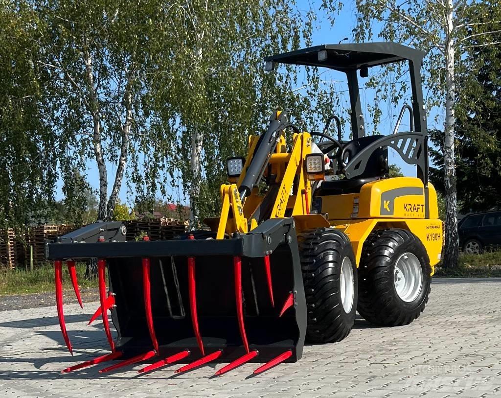 Kraft K190H Gumikerekes homlokrakodók