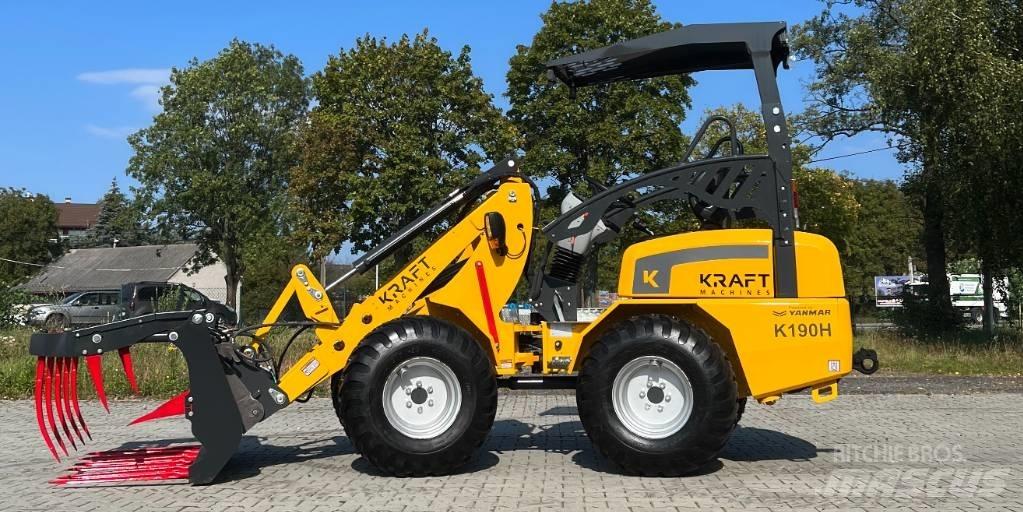 Kraft K190H Gumikerekes homlokrakodók