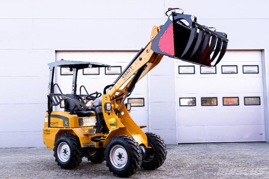 Kraft K190H Gumikerekes homlokrakodók
