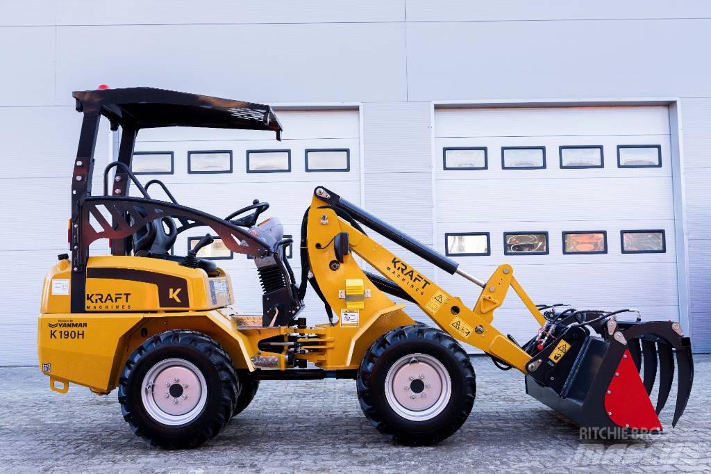 Kraft K190H Gumikerekes homlokrakodók