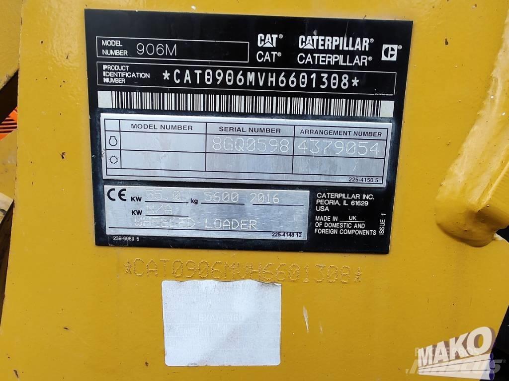 CAT 906 Gumikerekes homlokrakodók