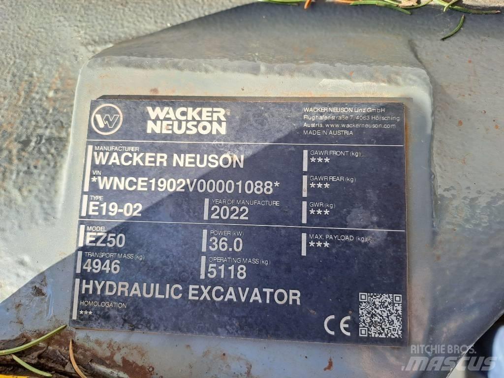 Wacker Neuson EZ50 Lánctalpas kotrók