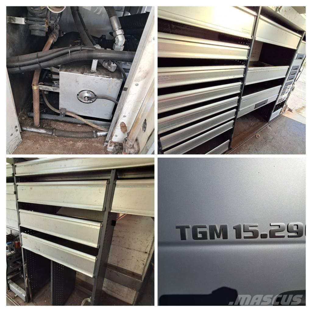 MAN TGM 15.290 Dobozos teherautók