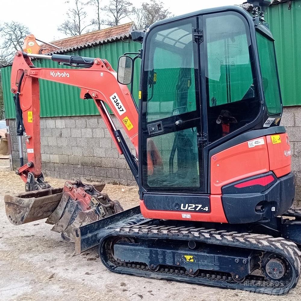 Kubota U 27-4 Mini kotrók < 7t