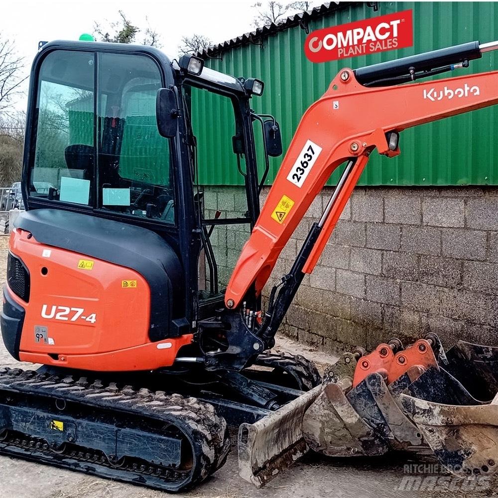Kubota U 27-4 Mini kotrók < 7t