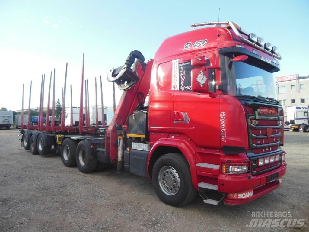 Scania R 450 Rönkszállító teherautók