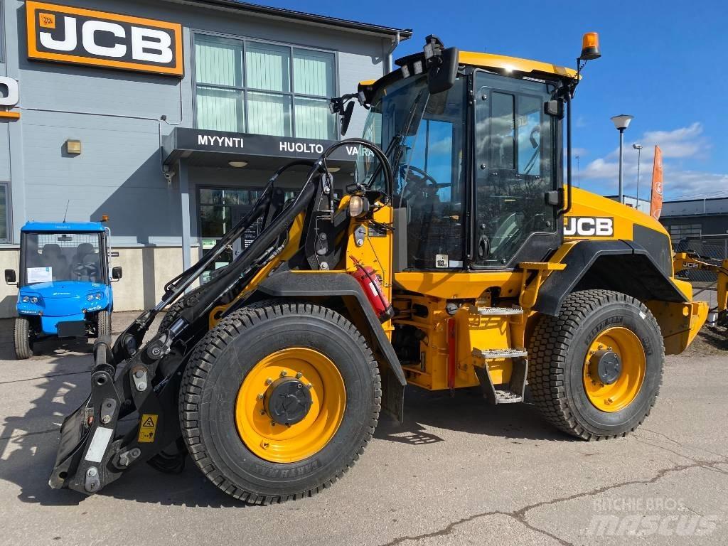 JCB 411 HT T4F Gumikerekes homlokrakodók