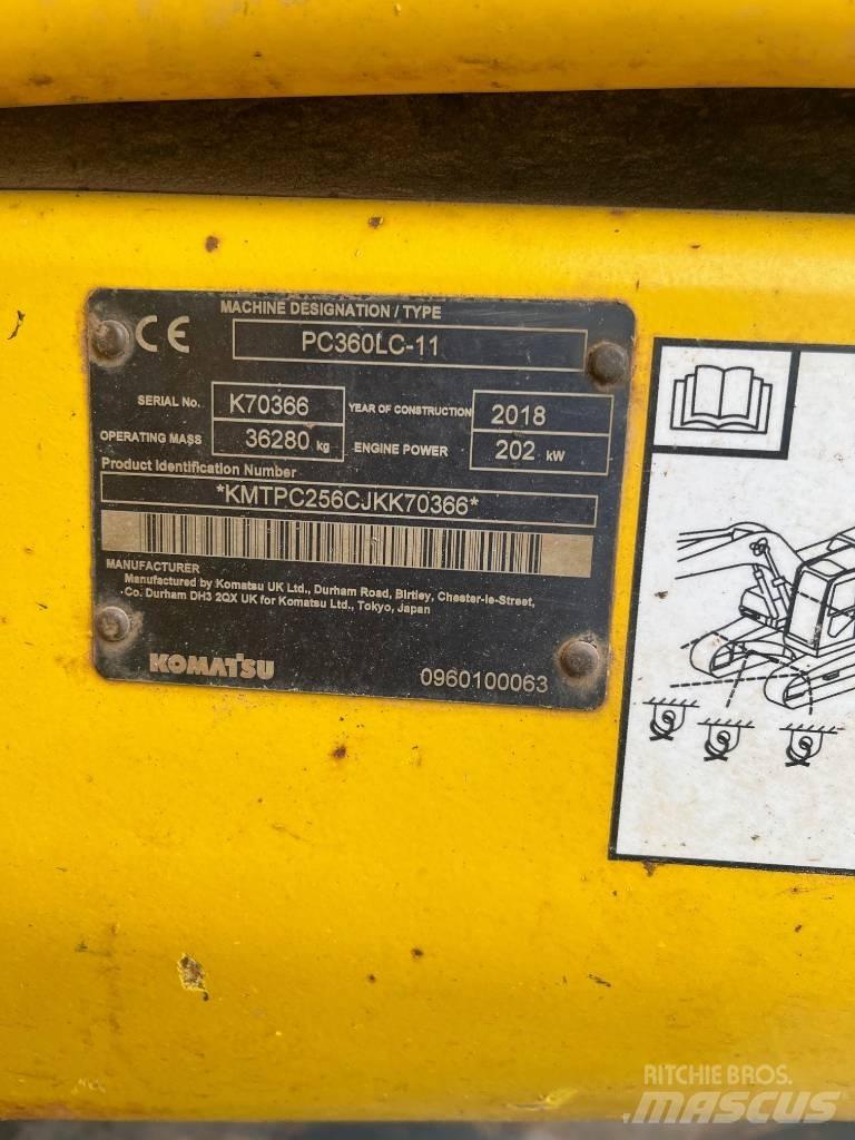 Komatsu PC360LC-11 Lánctalpas kotrók