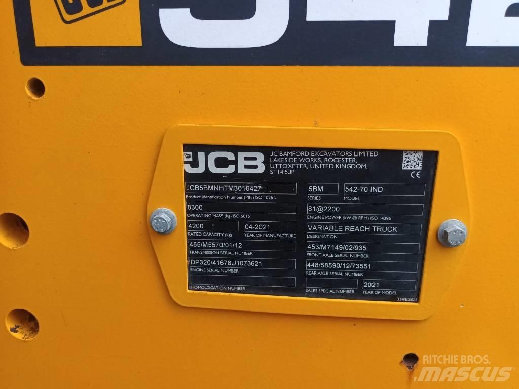 JCB 542-70 IND Teleszkópos gumikerekes rakodók