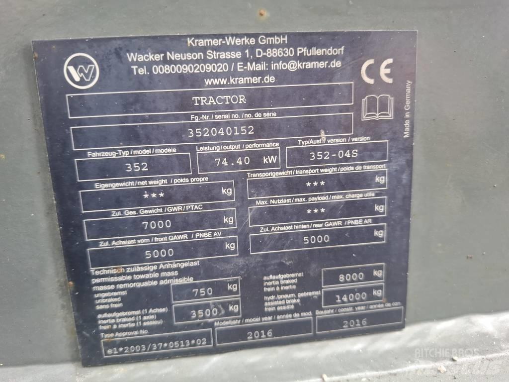 Kramer 8115 Gumikerekes homlokrakodók