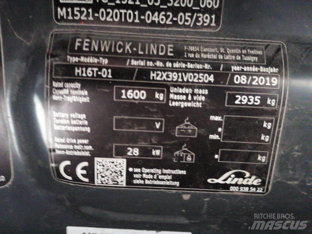 Linde H16T-01 Gázüzemű targoncák