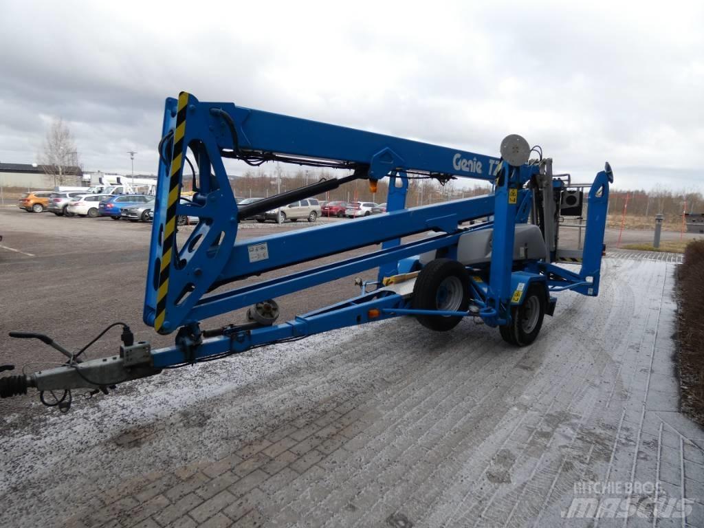 Genie TZ50DC Skylift Pótkocsira szerelt emelők és állványok