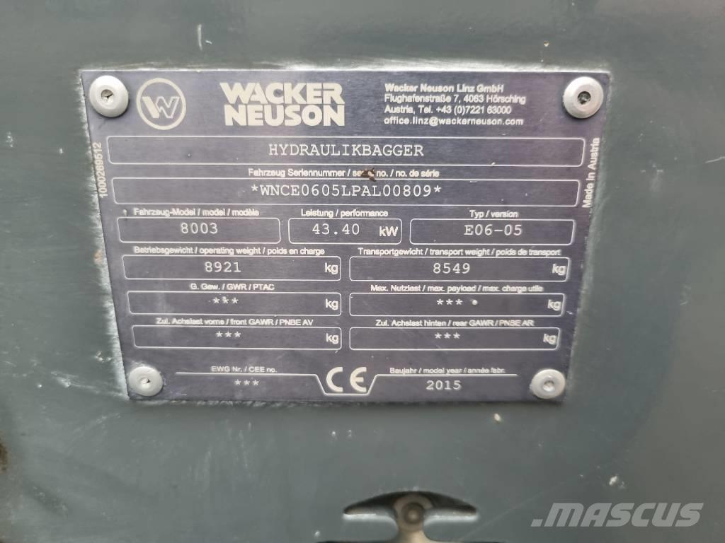 Wacker Neuson 8003 Közepes (midi) kotrók 7 t - 12 t