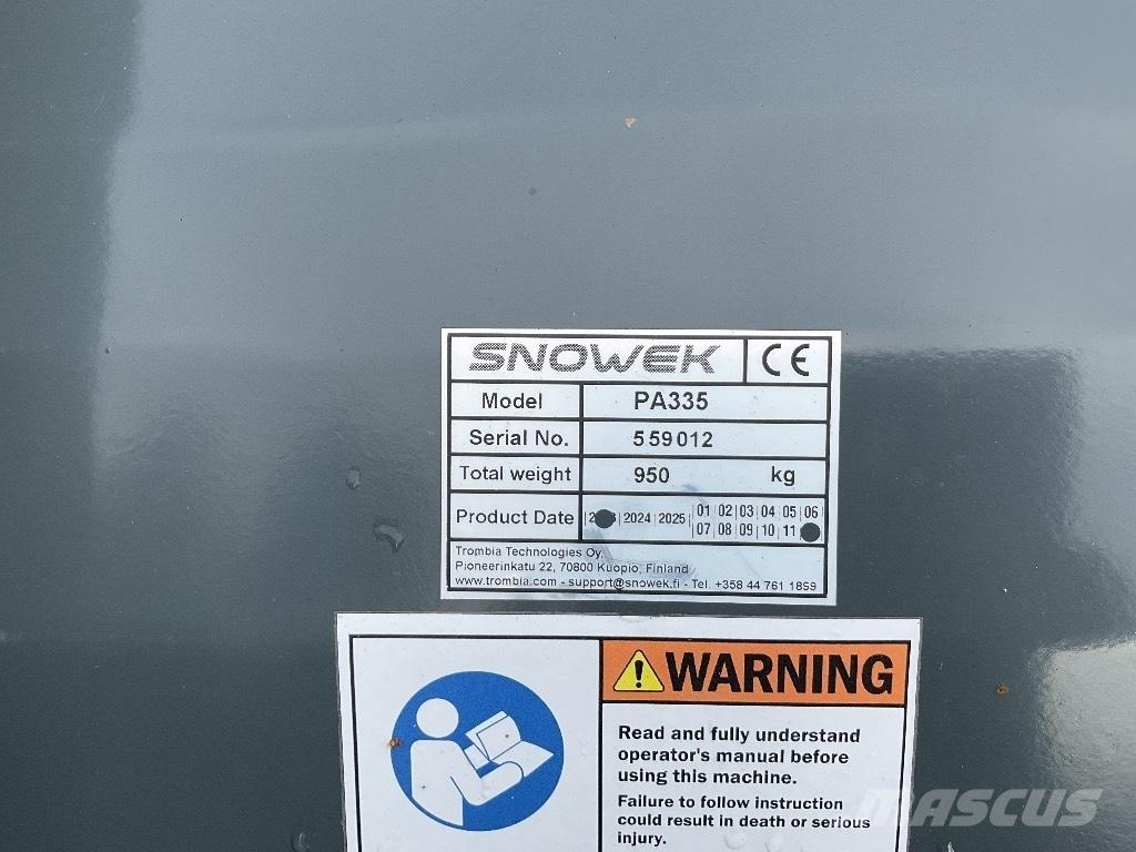 Snowek PA335 Hóeltakarítók
