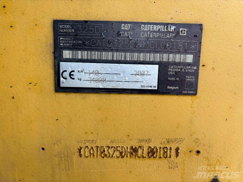 CAT 325 D LR Lánctalpas kotrók