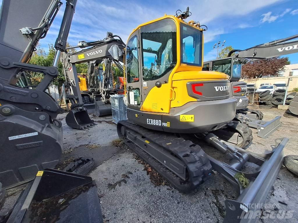 Volvo ECR88D Mini kotrók < 7t