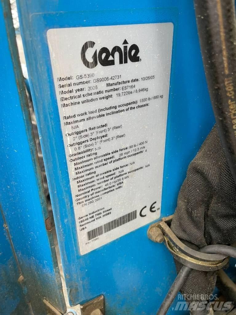 Genie GS 5390 RT Ollós emelők