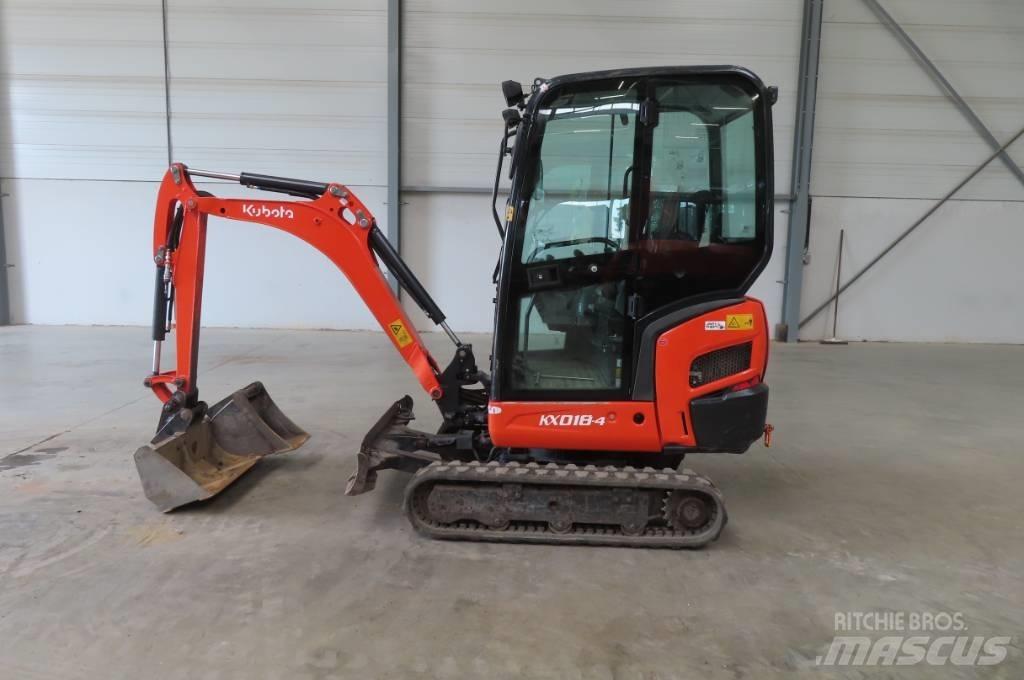 Kubota KX 018-4 Mini kotrók < 7t