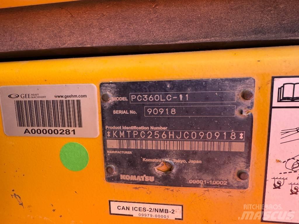 Komatsu PC360LC-11 Lánctalpas kotrók