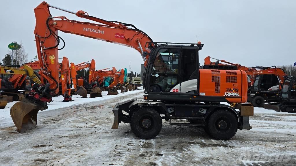 Hitachi ZX170W-6 Gumikerekes kotrók