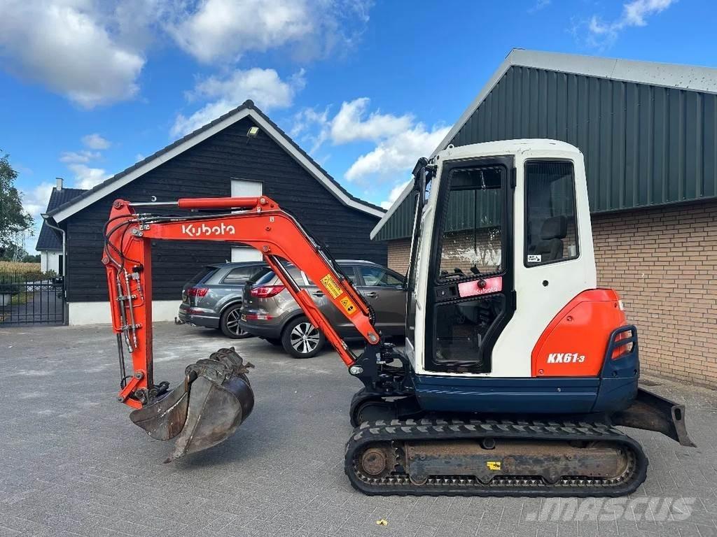 Kubota KX61-3 Mini kotrók < 7t