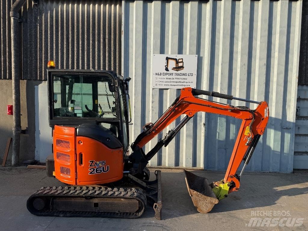 Hitachi ZX 26 Mini kotrók < 7t