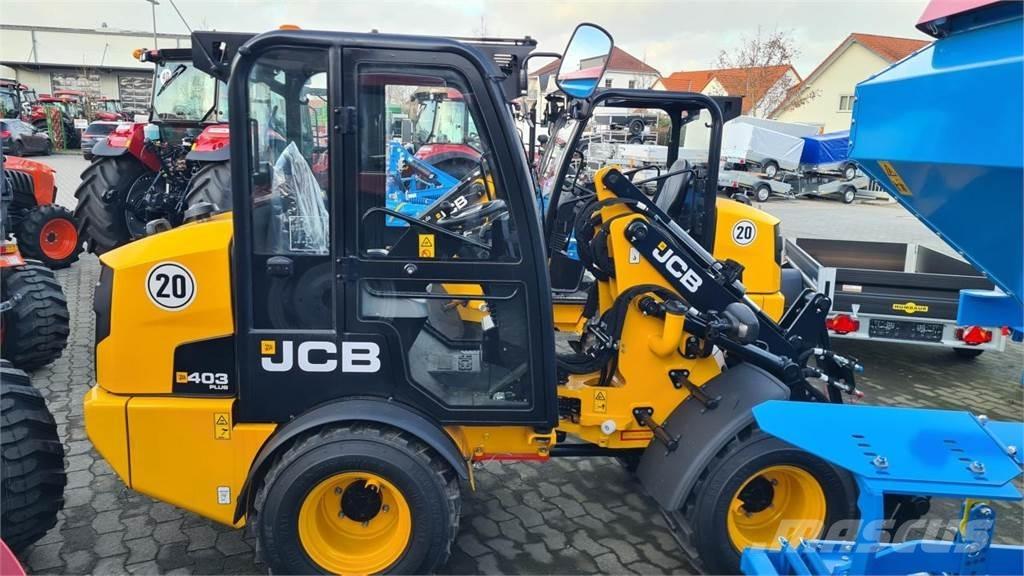 JCB 403 PLUS CAB Gumikerekes homlokrakodók
