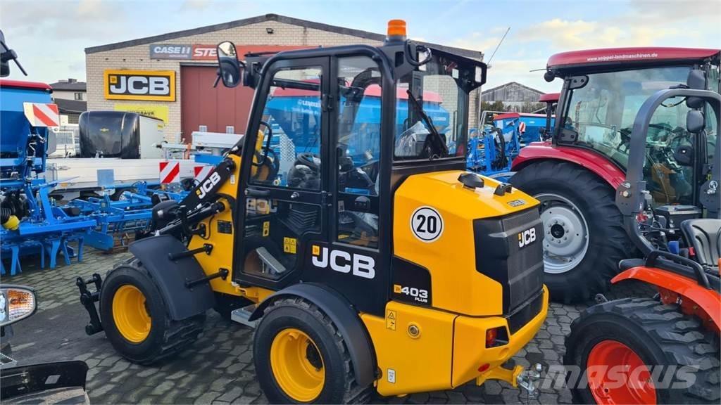 JCB 403 PLUS CAB Gumikerekes homlokrakodók
