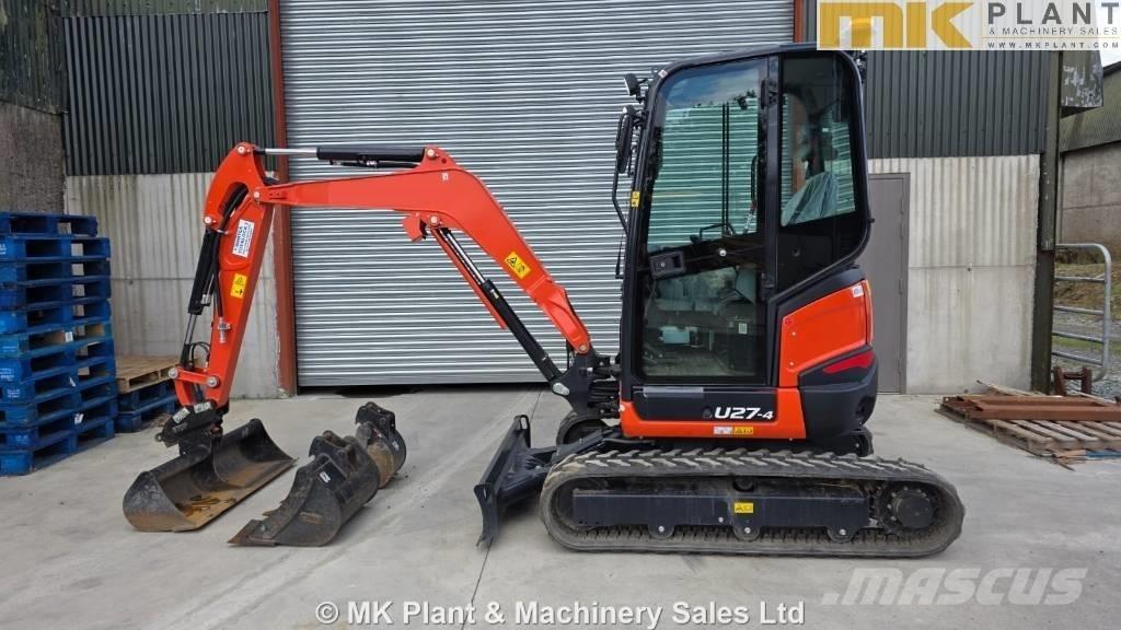 Kubota U 27-4 Mini kotrók < 7t