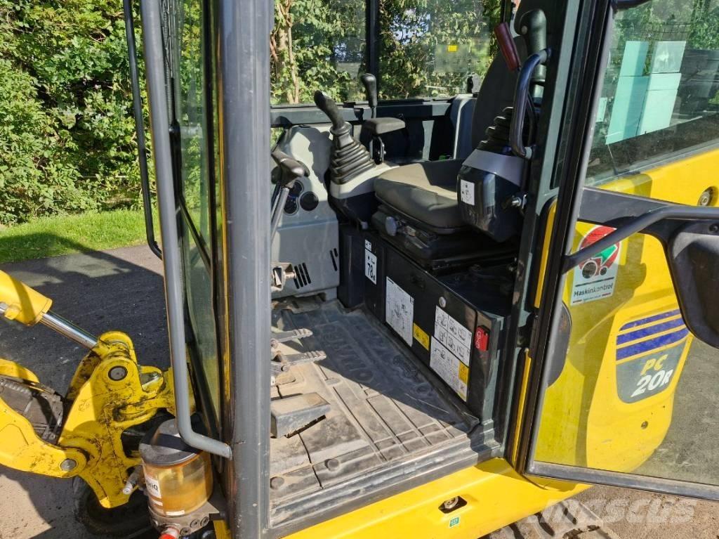 Komatsu PC 20 R-5 Mini kotrók < 7t